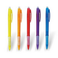 Union Printed Translucent Clicker Pen w/ Frosty Grip